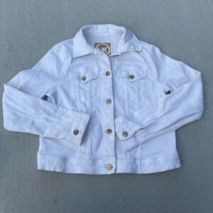 Michael Kors White Jean Jacket